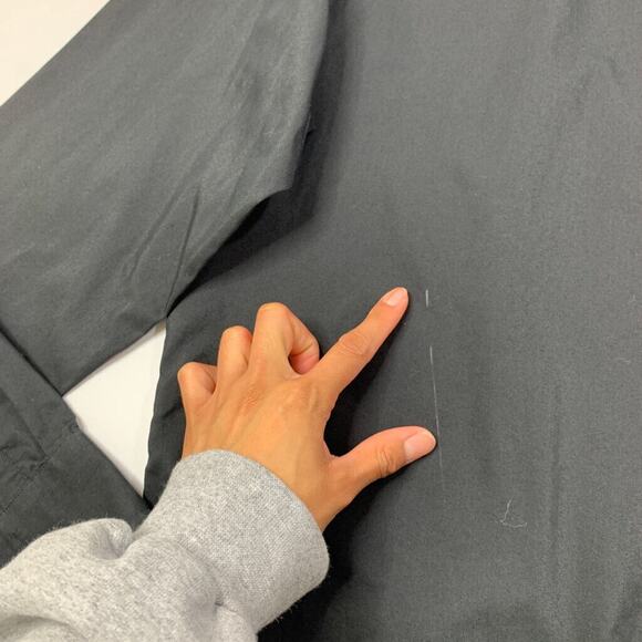 14th Union Shirt Mens 16 Black Button Up Long Sleeve Wrinkle Resistant Trim Fit - Picture 4 of 10